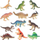 Set figura dinosaurusësh Dinosaurs, 9–11 cm, shumëngjyrësh