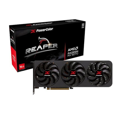 Графичка картичка PowerColor Reaper Radeon RX 9070, 16GB GDDR6, PCI Express 5.0, црна