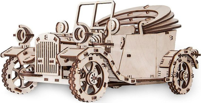 Set modelimi druri EWA Retro Car, 3D, 315 copa, ngjyrë druri natyrale