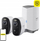 Set kamerash sigurie Baseus N1 Plus Outdoor 2K, 2 kamera WLAN IP, 2304 x 1296 piksel, i bardhë