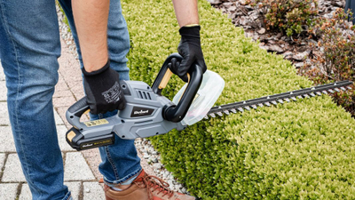 Gërshërë kopshti me bateri Rebel Tools RB-5001.1, teh 58 cm, 20V, gri e zezë