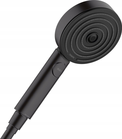 Dush dore Hansgrohe Pulsify 105 3jet EcoSmart, Ø105 mm, e zezë mat