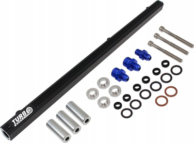 Shinë karburanti TurboWorks Toyota 1JZ MP-EM-027, alumini 6061T6, set montimi, e zezë