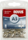 Thumba tuba alumini Novus A3, 3mm x 8mm, 70 copë, argjendtë