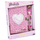 Ditar sekretesh për fëmijë Girabrilla Secrets Diary Set, me stilolaps, me kyç rozë