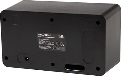 Radio interneti portabla Blow Ri1, ekran 2.4", Wi‑Fi Bluetooth, e zezë