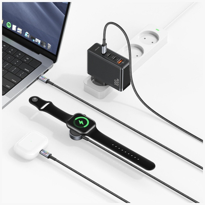 Kabllo USB-C Usams Huan Series SJ754, 1.2m, 72W, gri