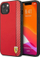 Футрола за телефон Ferrari FESAXHCP13SRE за iPhone 13 mini 5.4\", тврд капак, дизајн Carbon Stripe, црвена