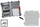 Kuti aksesorësh Bosch Pick and Clic Parts Container, 32mm, transparente