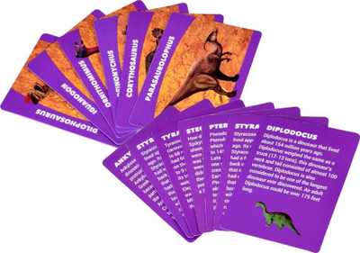 Set arkeologjik Yokomisiad Dino Egg, 12 vezë të mëdha dinozaurësh, me karta informative, shumëngjyrësh