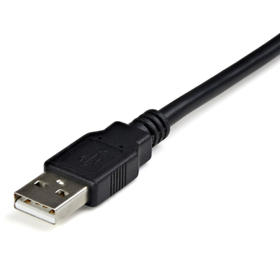 Kabllo adaptuese USB në RS422/485 StarTech ICUSB422, port DB9, pa furnizim nga jashtë, e zezë