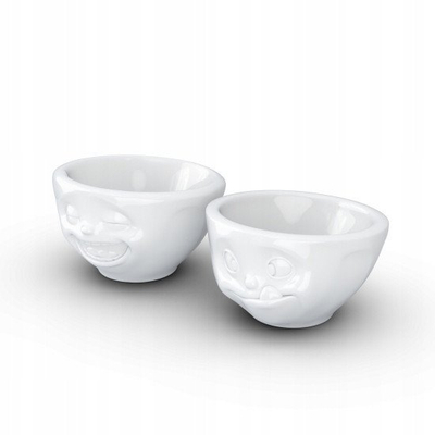 Set tasa porcelani Laughing &amp; Tasty No.3, të vegjël, shumëngjyrësh