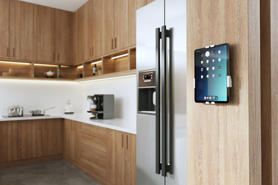 Mbajtëse muri për tablet Neomounts WL15-625WH1, rrotullim 360°, kundër vjedhjes, e bardhë