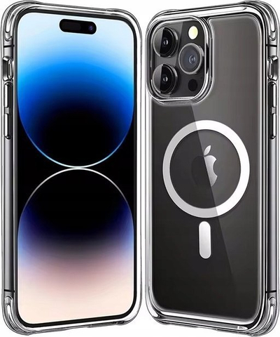 Kapotë telefoni Vega ECOBOX, MagSafe, për iPhone 16 Pro, transparente