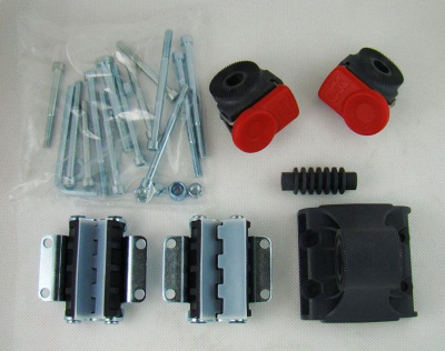 Adapter për ulëse biçiklete Orion, për ulëse OK Baby Orion, çelik dhe plastikë, gri