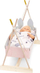 Djep lëkundës për kukulla Skrållan Doll, për kukulla standarde, shumëngjyrësh