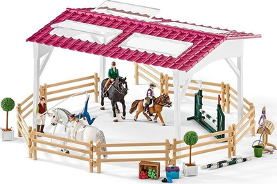 Figura shkollë hipizimi me kalorës dhe kuaj Schleich