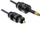 Kabllo audio PremiumCord kjtos2-3, Jack 3.5mm në Toslink Mini, 3m, e zezë
