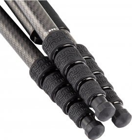 Tripod FotoPro Sherpa Carbon Fiber me 5 seksione, me kokë ball FPH-42QS, i zi