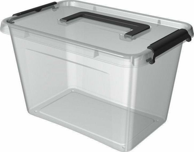 Kuti drejtëkëndëshe ORPLAST, 6.5L, transparente