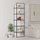 Raft për libra Decortie Archy 180x53x31.7cm, i bardhë/zi