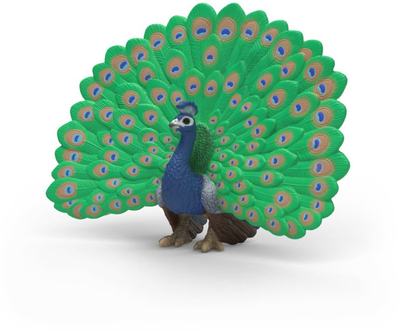 Figurë loje Schleich FARM WORLD Peacock 14926, model pallua, shumëngjyrësh