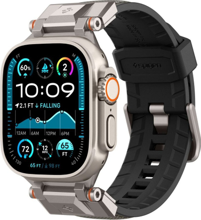 Rrip ore Apple Spigen DuraPro Armor për Apple Watch 49mm 46mm 45mm 44mm, gri