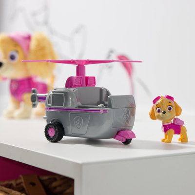Set lodrash Paw Patrol Basic Vehicles, veturë me figurë, multi