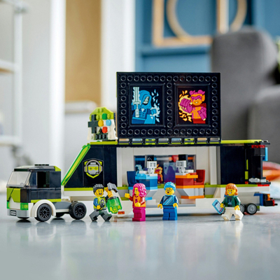 Lodër me lego ndërtime LEGO City Game Tournament Truck 60388, set me kamion turneu, 7+, shumëngjyrëshe