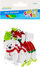 Sticker dekorativ Craft with Fun Felt Bear, set 12 copë, arusha filci, vetëngjitës