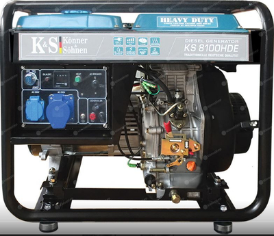 Gjenerator dizel Könner & Söhnen KS 8100HDE, EURO V, dalje 230V 12V, i zi