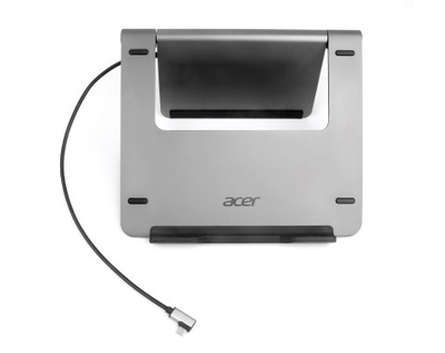 Носач за ноутбук Acer 5 во 1, USB Type C, HDMI, сребрен