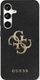Mbulesë mbrojtëse Guess PU Grained 4G Metal Logo, për Samsung Galaxy S25 Ultra, e zezë