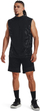 Кратки спортски панталони Under Armour Heatwave Hoops, мрежеста вентилација, брзо сушење, црни