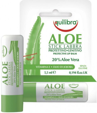 Shkop për buzë Equilibra Aloe, 5.5ml