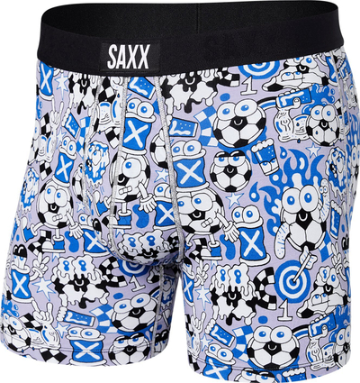 Të brendshme boxer për burra SAXX Vibe, super të buta, viskozë me elastan, me shumë ngjyra blu