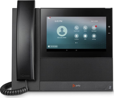 Telefon IP Poly CCX 600, 7", 24 linja, i zi