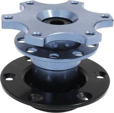Adapter timoni TurboWorks Quick Release Hub Titanium, 6 vrima montimi, alumini, gri titanium