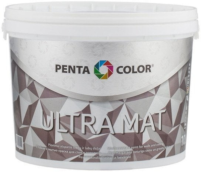 Bojë emulsioni Pentacolor Ultra Mat, 10L, e bardhë