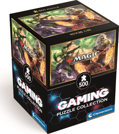 Set lojrash Clementoni Magic the Gathering Cube, 500 pjesë, multikolor