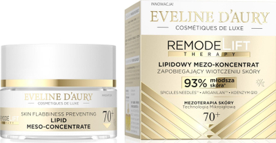 Krem fytyre Eveline Cosmetics Remodelift Therapy, kundër rrudhave, rigjenerues, 50 ml