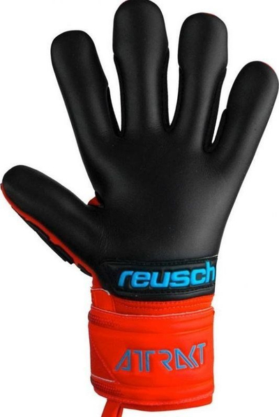 Doreza portieri Reusch Attrakt Freegel Silver Junior, Finger Support, masa 6.5, të kuqe
