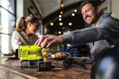 Inverter portabël Ryobi One+ RY18BI150A-0, 18V, 150W, jeshil