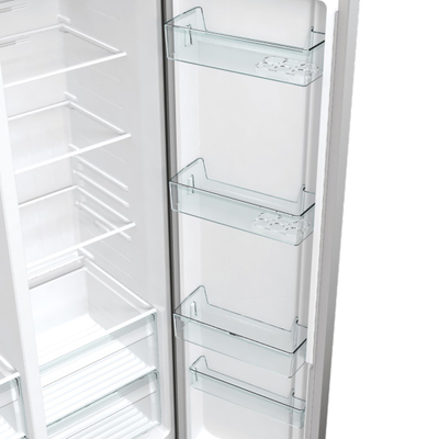 Frigorifer Gorenje NRR9185EAXL, side by side, 550L, inox argjendi