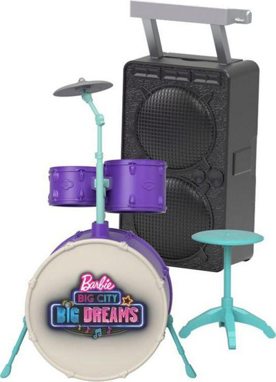 Set aksesorësh për gocën Barbie Mattel Big City Big Dreams (GYJ25)