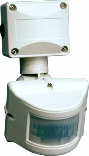 Senzor lëvizje F&F DR-05 W, 1200W, 180°, i bardhë
