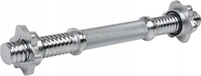 Shtangë e shkurtër për hantela, 38 cm, diametër 30 mm, metalike