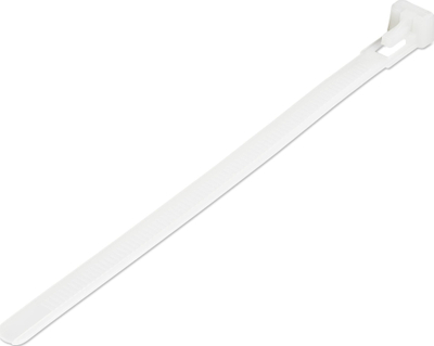 Lidhëse kabllosh StarTech.com, të ripërdorshme, 15 cm, pako 100 copë, të bardha