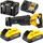 Sharrë reciproke pa kabllo DeWALT DCS386H DCS386H2T-QW, 18V, motor brushless, verdhë