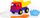 Set lodrash plazhi Pokusa Mirage Truck, 4 pjesë, kamion me benë, shumëngjyrësh